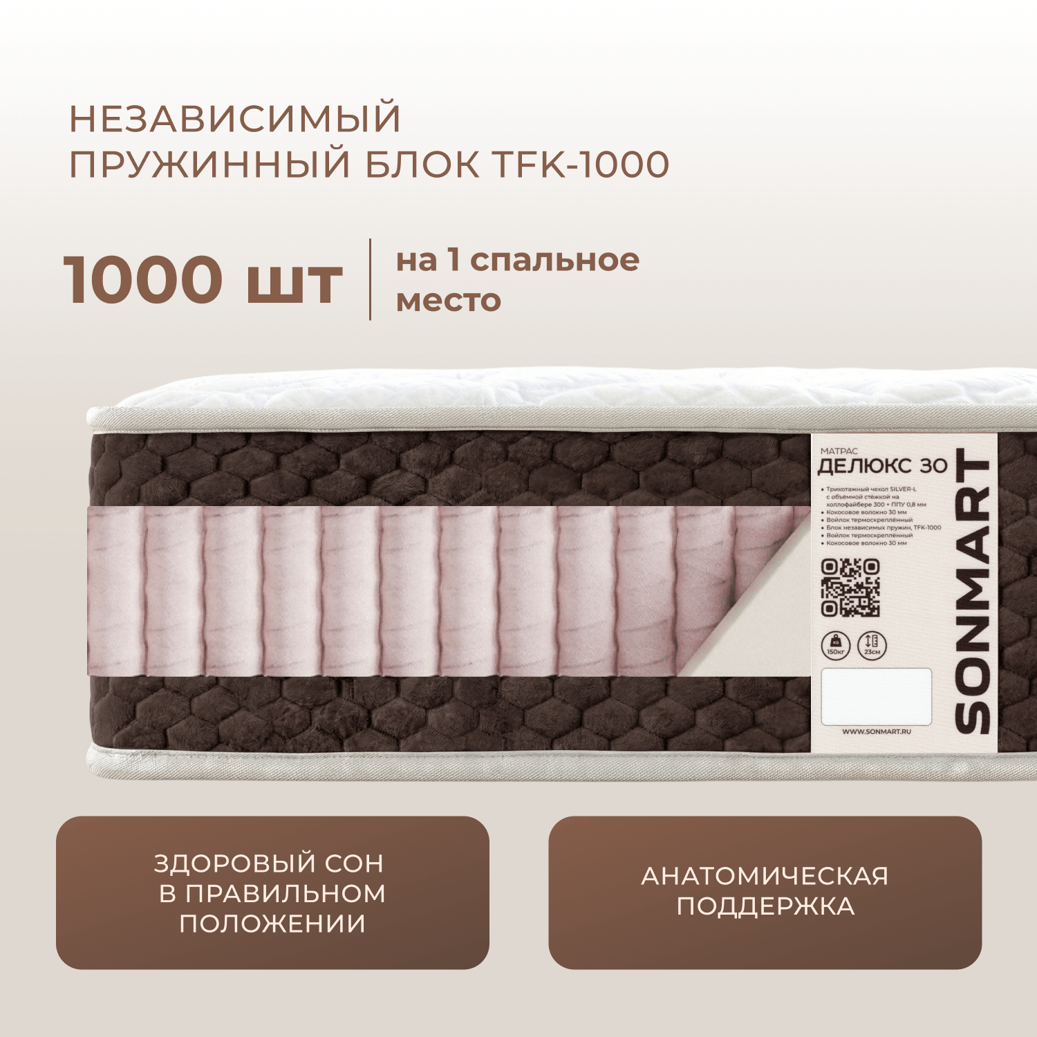 Фотографии Матрас ДЕЛЮКС 30