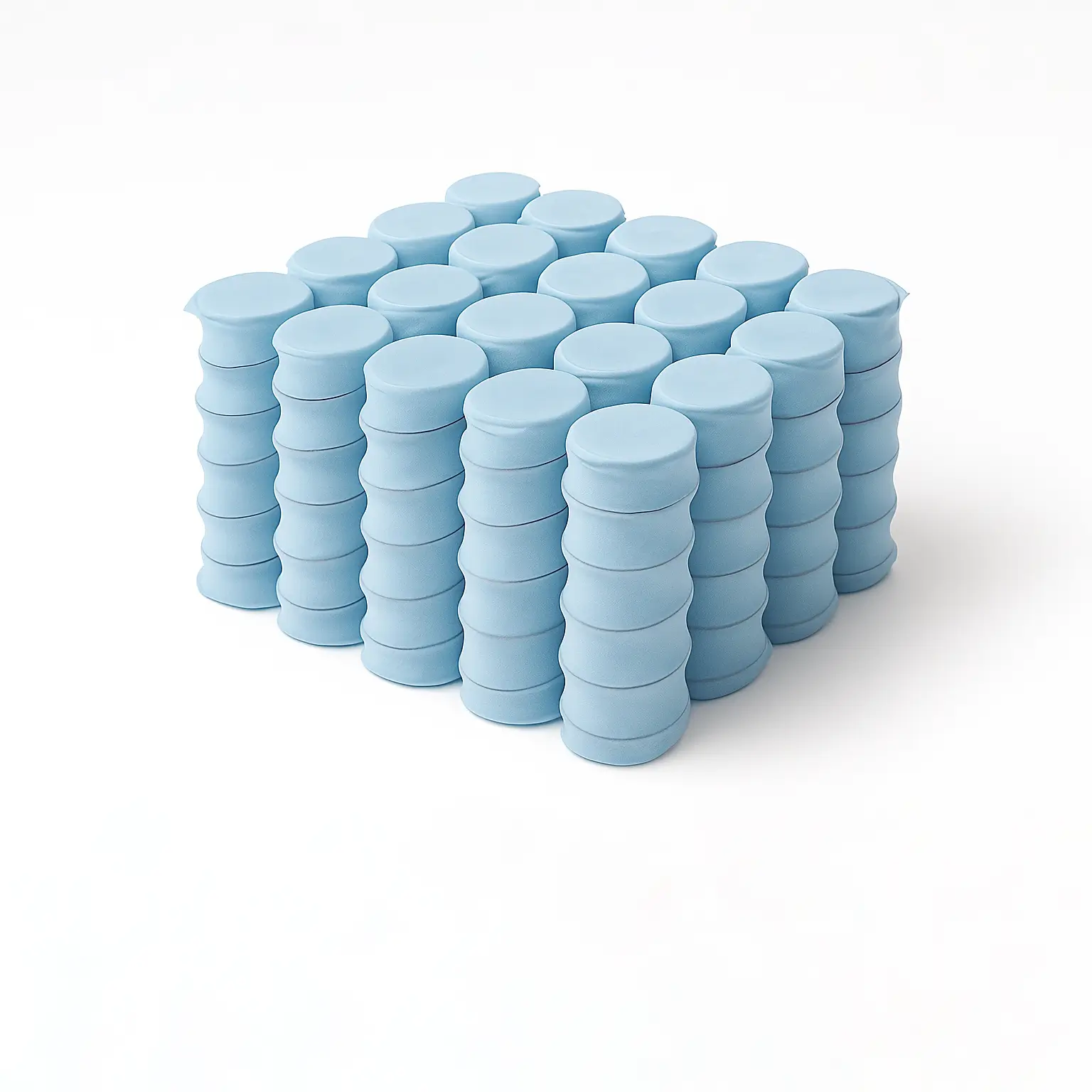 Матрасы 500 пружин на спальное место (независимый пружинный блок)